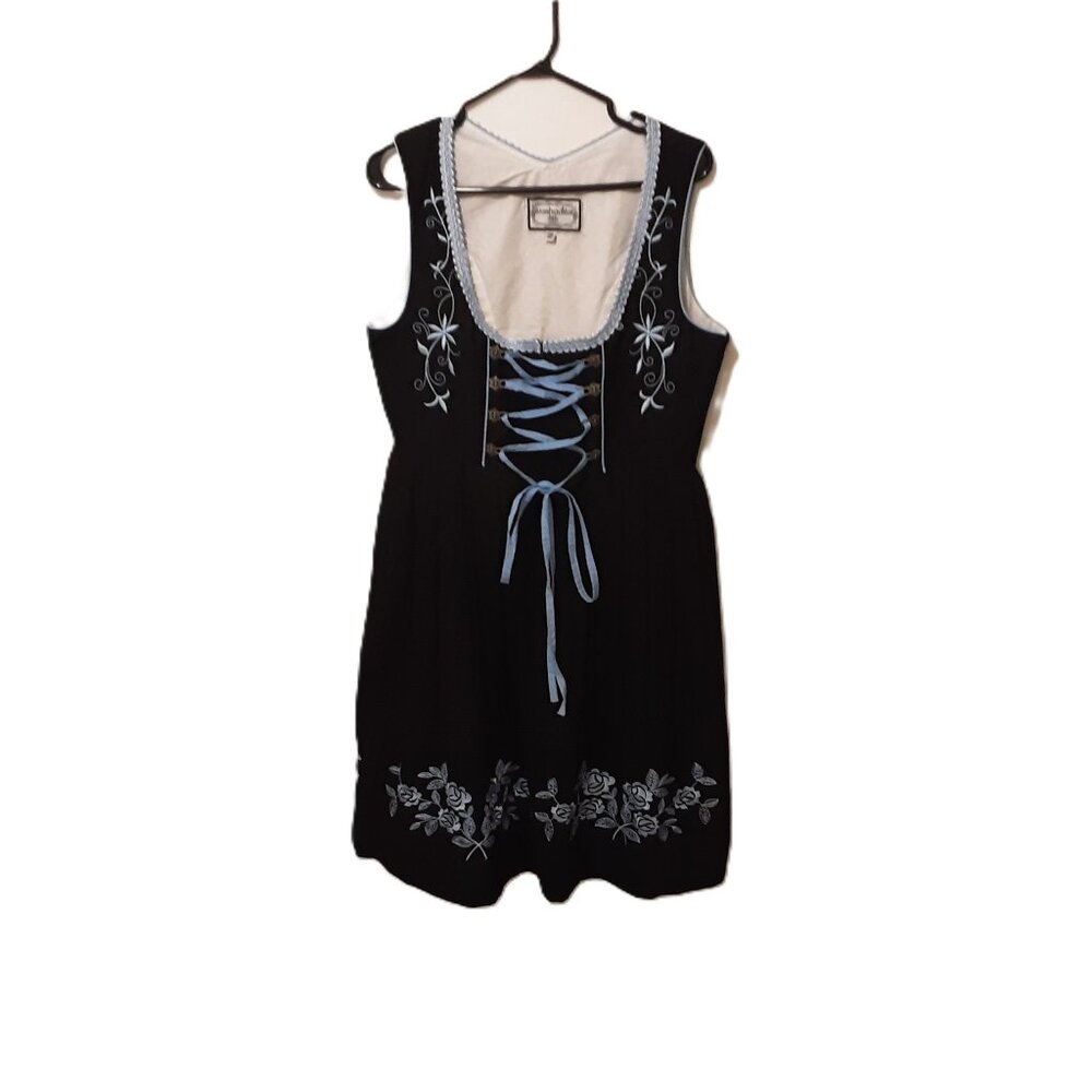 Vintage 90s Tyrolean Dirndl Dress – Oktoberfest Bavarian Folk Costume